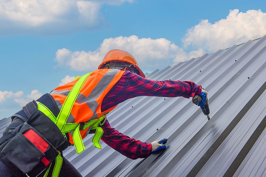 new commercial roof construction